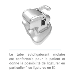 Brackets autoligaturants GENIUS 2 METAL 022 Prémolaire LL4 (34) 14