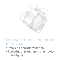 Brackets autoligaturants GENIUS CRYSTAL U 5-5 L 3-3 Hks 3 3