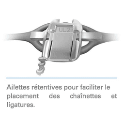 Brackets autoligaturants GENIUS 2 METAL 022 Prémolaire LL4 (34) 6