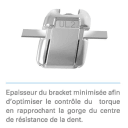 Brackets autoligaturants GENIUS 2 METAL 022 Prémolaire LL4 (34) 7