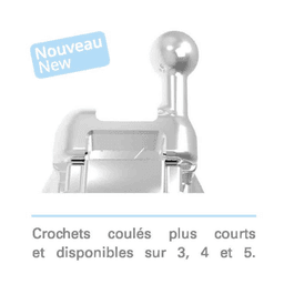Brackets autoligaturants GENIUS 2 METAL 022 Prémolaire LL4 (34) 9