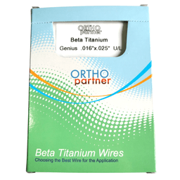 Arcs BETA TITANIUM GENIUS sans nickel | .016" X .025" U/L (10 unités/clean pack) 1