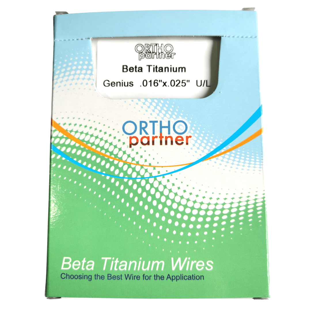 Arcs BETA TITANIUM GENIUS sans nickel | .016" X .025" U/L (10 unités/clean pack)