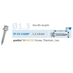 Quattro® RH MICRO Mini-Vis d’Ancrage Orthodontique 2