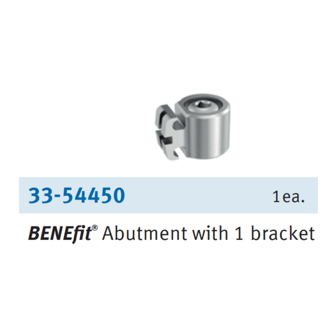 Abutment avec 1 bracket