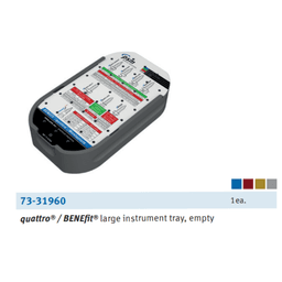 Large Instrument Tray (quattro® / BENEfit®) - 73-31960 1
